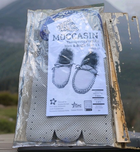 Moccasin therapeutic craft kit - moccasin,